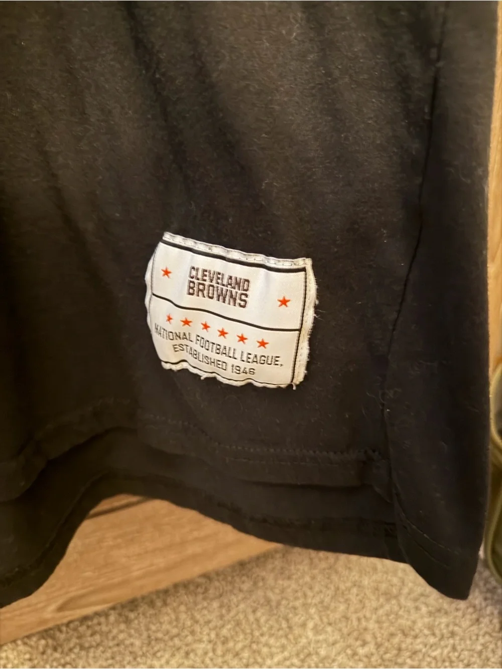 Cleveland Browns Black T Shirt